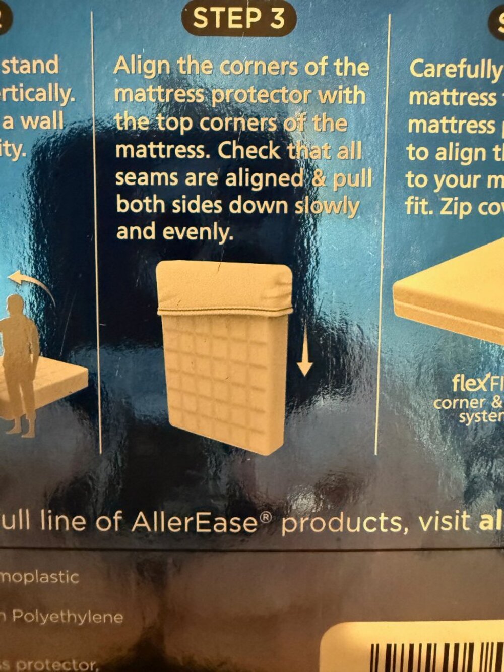 Allerease Queen Size Zippered Mattress Cover - Picture 8 of 10